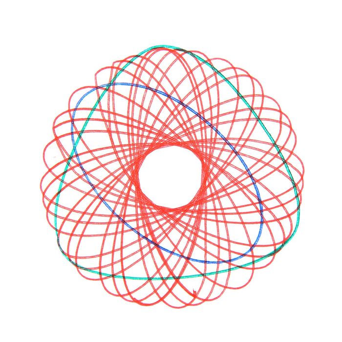 Развивающая игрушка набор трафаретов «Рисуем красивые узоры»