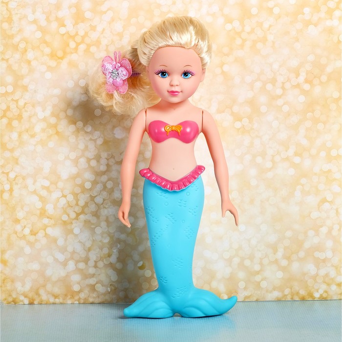Кукла русалка "Мира" с длинными волосами