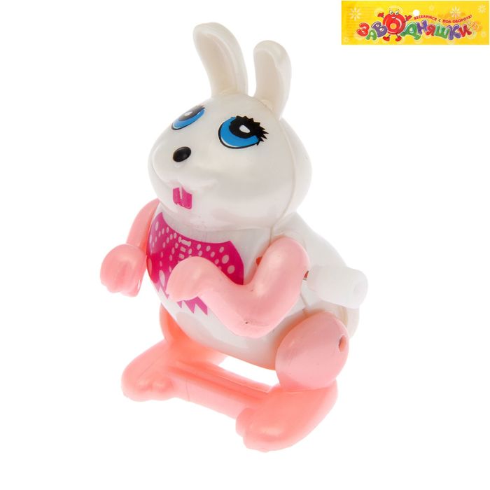 Игрушка заводная "Кролик", прыгает МИКС