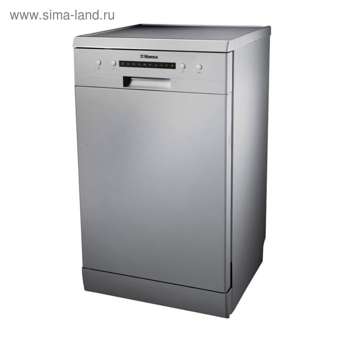 цена Посудомоечная машина Hansa ZWM 416 SEH, класс А++, 12 комплектов, 4 программы, серебристая