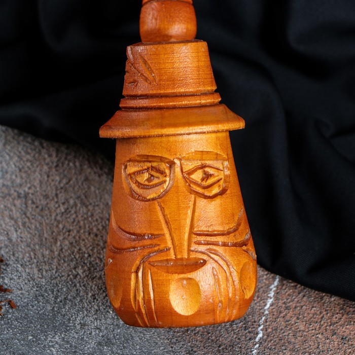 Трубка курительная "Мужик" большая, светлая