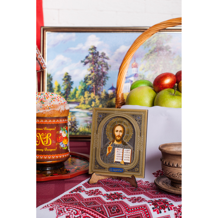 Икона в рамке 10х12 см "Вседержитель"