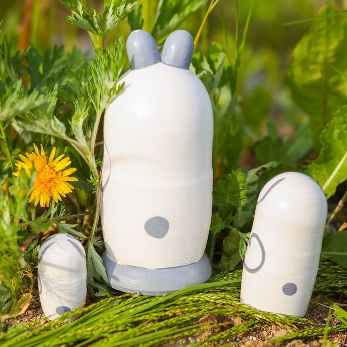 Матрешка 3 кукольная "Заяц!" 11 см