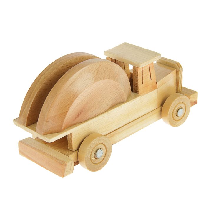 Сувенир деревянный "Машина подставка"