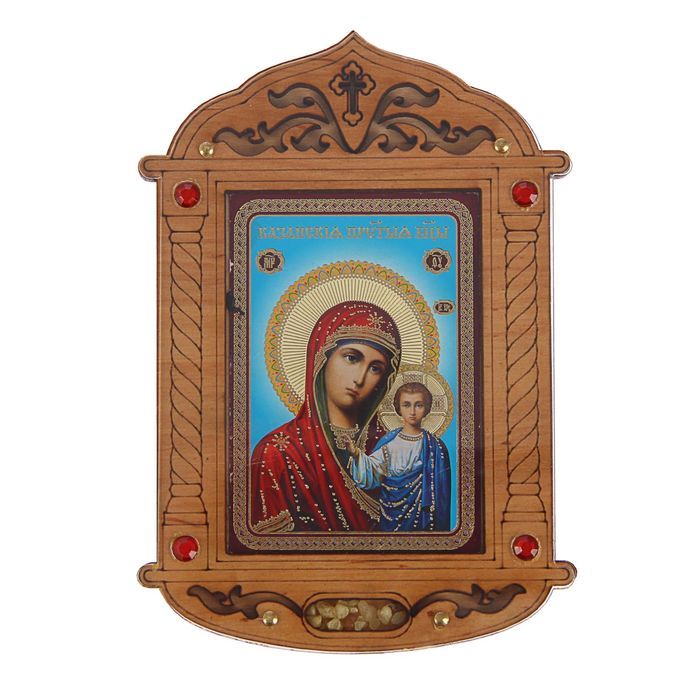 Икона "Фигурная", с ладаном, 10х14 см