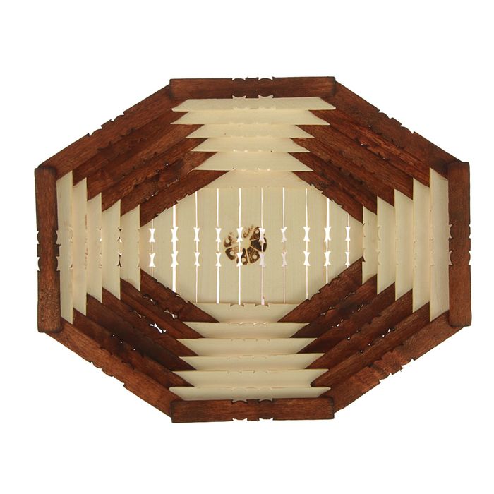 Корзинка-хлебница деревянная, овальная