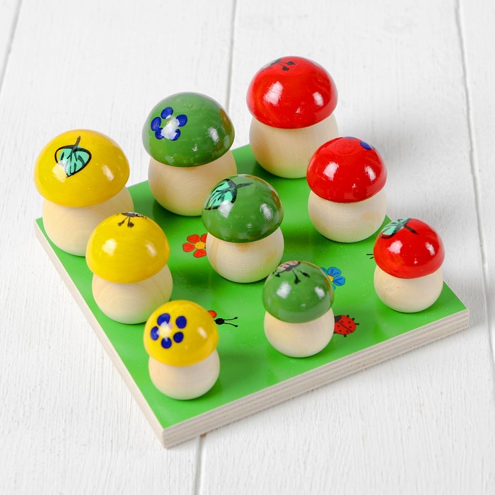 Грибочки на полянке 9шт.