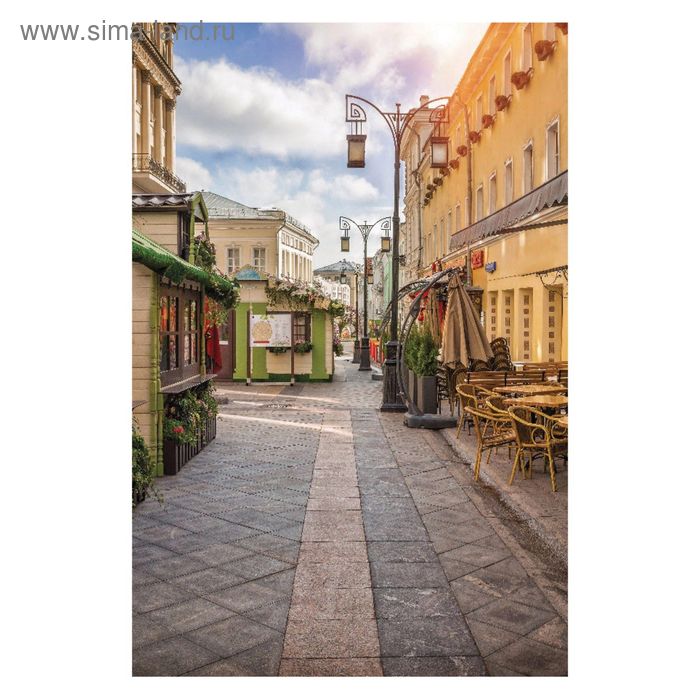 

Фотообои на флизелиновой основе Камергерский переулок 1,8х2,7 м (из 2-х частей)
