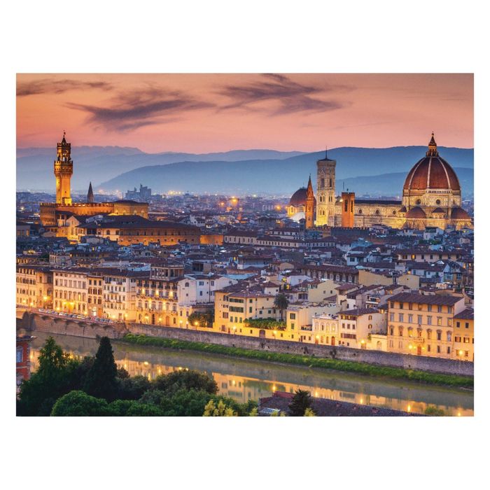 Фотообои на флизелиновой основе Закат во Флоренции 3,6х2,7 м (состоит из 4-х частей)