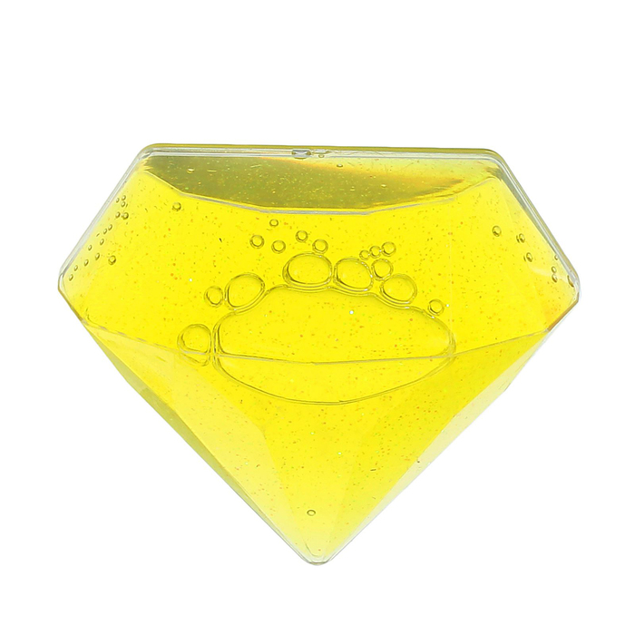 Лизун "Кристалл" твердый с блестками, цвета МИКС