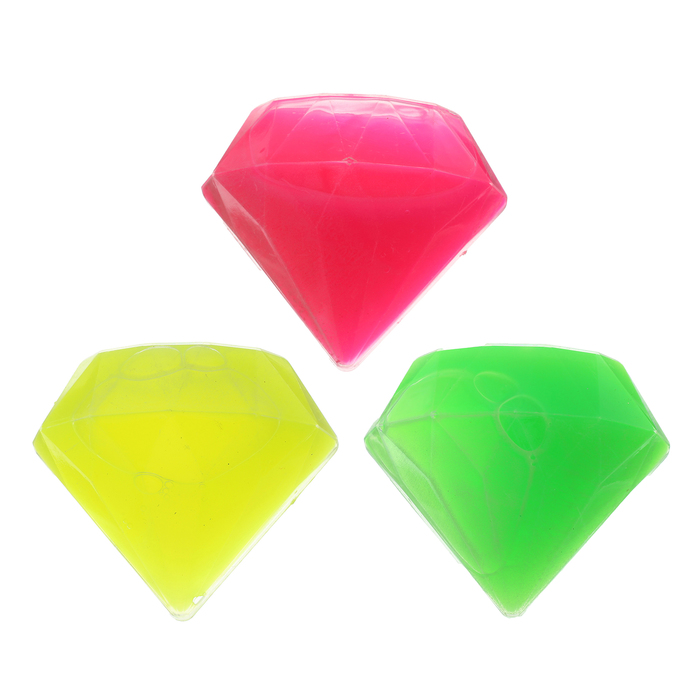 Лизун "Кристалл", твёрдый, виды МИКС