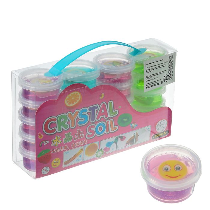 Лизун "Смайл" твердый, цвета МИКС