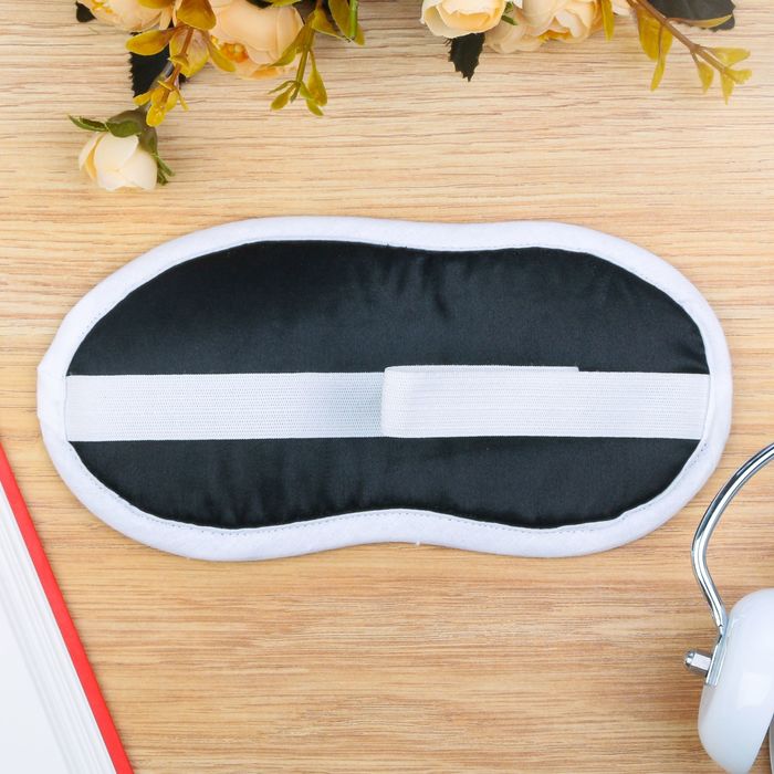 Маска для сна "Вишня на белом"