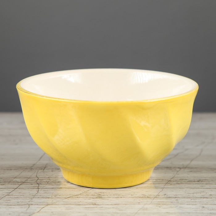 Салатник 0,6 л жёлтый