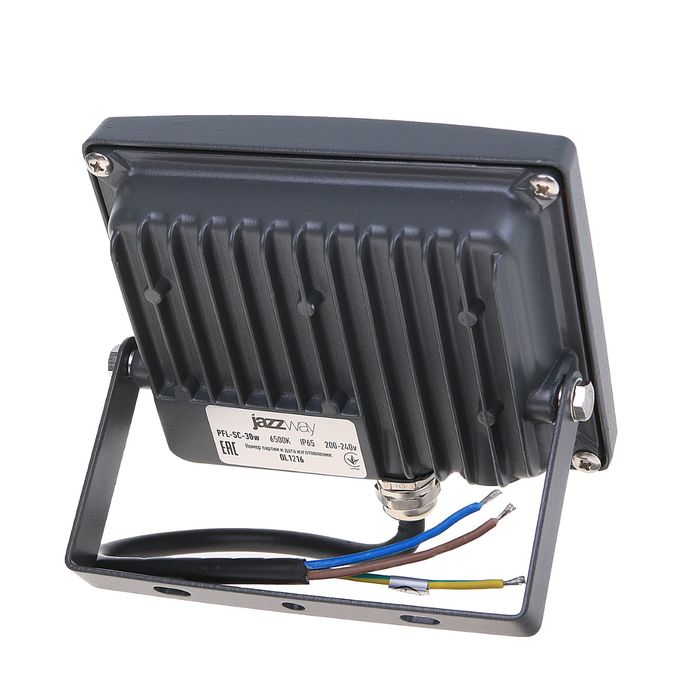 Прожектор светодиодный Jazzway, 30 Вт, 6500 K, IP65, PFL-SC