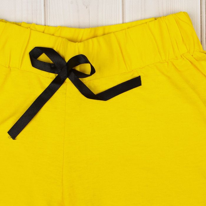 Шорты женские, цвет жёлтый, размер 52