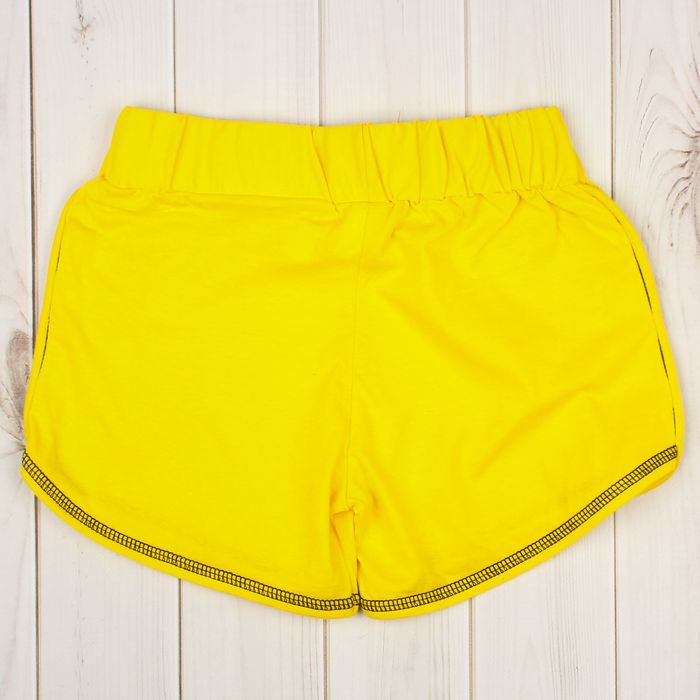 Шорты женские, цвет жёлтый, размер 52