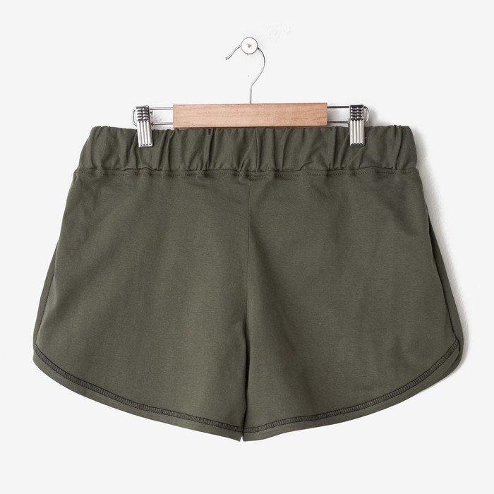 Шорты женские, цвет хаки, размер 46