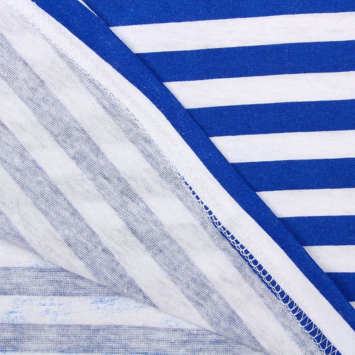 Майка мужская (тельняшка), цвет синий, размер 54