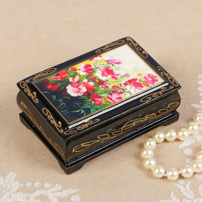 Шкатулка серия "Цветы" 334, 6х9 см