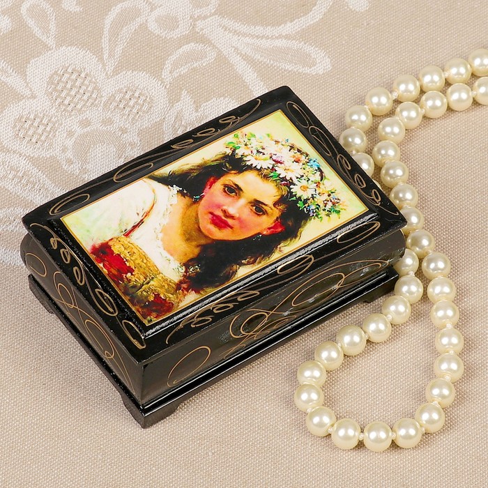 Шкатулка серия "Портреты" 17, 6х9 см