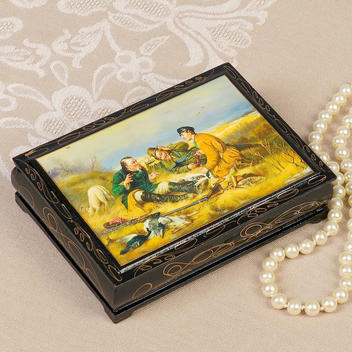 Шкатулка серия "Сюжет"043, 10х14 см