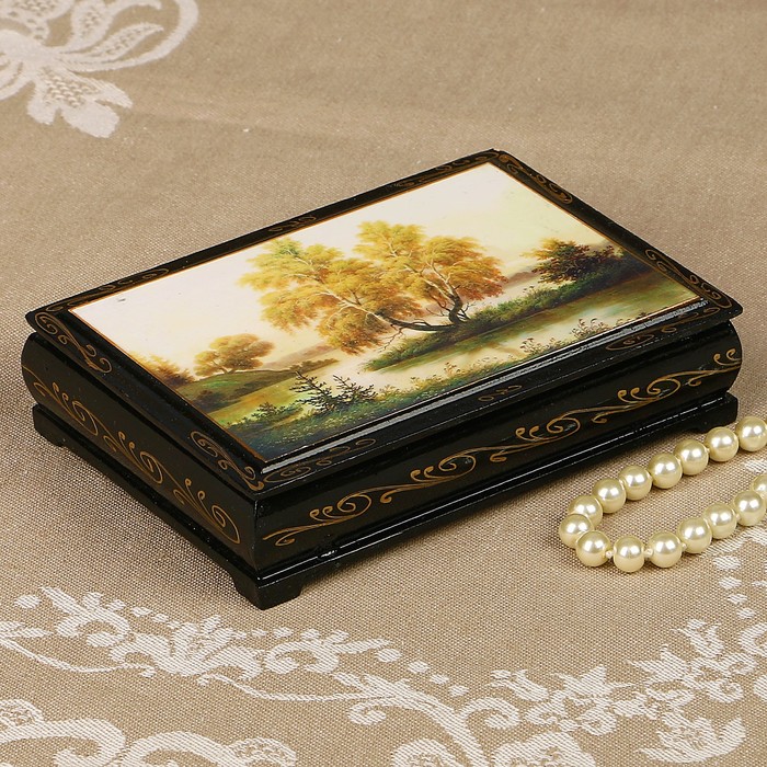 Шкатулка серия "Природа"047, 10х14 см