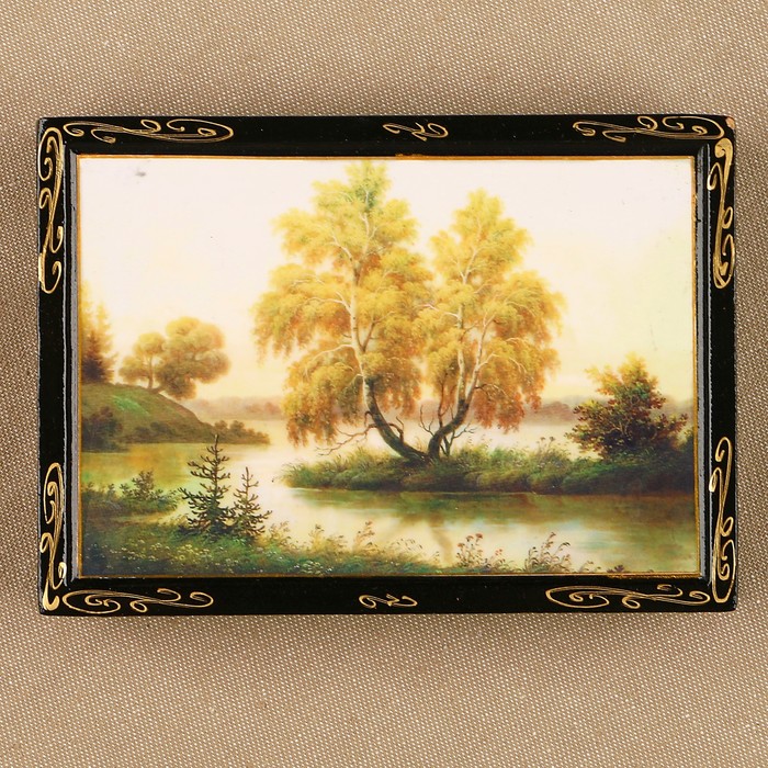 Шкатулка серия "Природа"047, 10х14 см