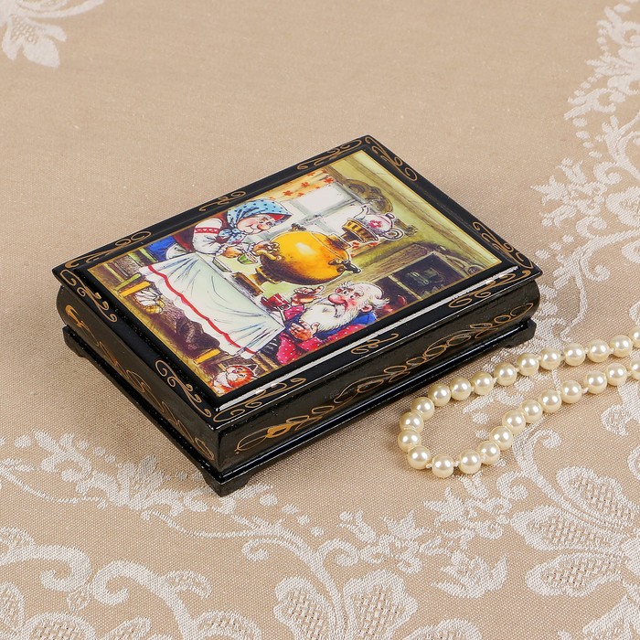 Шкатулка серия "Сказки"052, 10х14 см