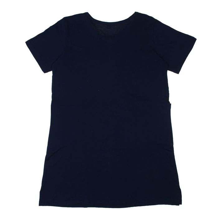 Платье женское, цвет синий, принт МИКС, размер 46