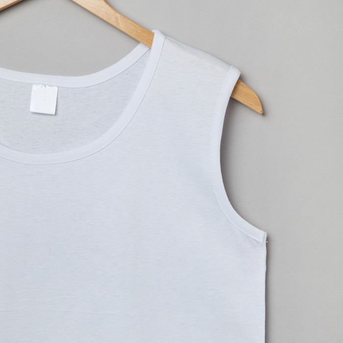 Майка женская, цвет белый, размер 50