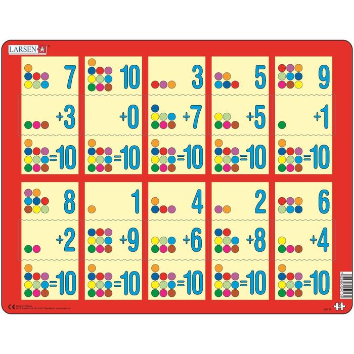 

Пазл «Сложение. 1-10с», 10 деталей (AR13)
