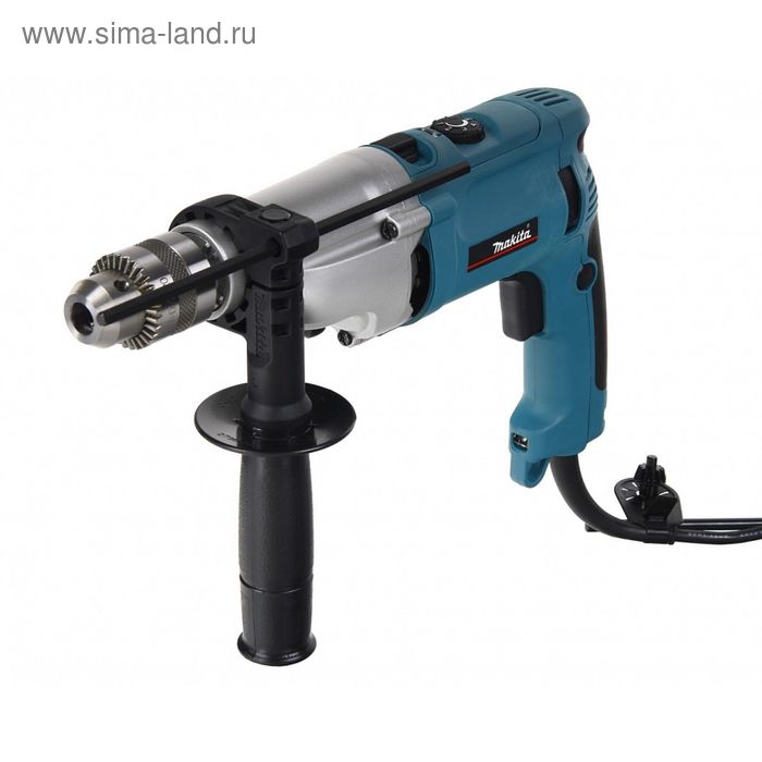 

Дрель ударная Makita HP 2070 F , 20мм,реверс, 1100Вт,0-1200/2900 об/мин, 2-х скорост.