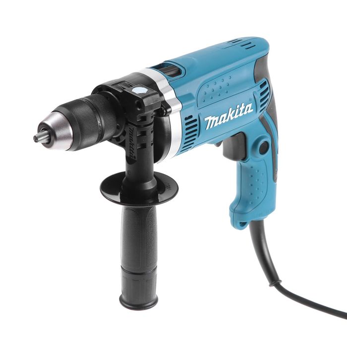 Дрель ударная Makita НР 1631, 710Вт,БЗП-13мм,0-3200об/м,1.9кг,кор,AL редуктор