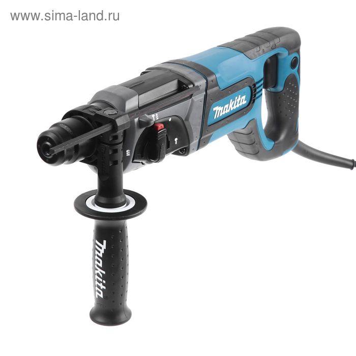 Перфоратор Makita HR 2475, SDS-Plus ,780Вт, 2.7Дж, 3-реж. D-образная ручка вес 3кг перфоратор makita hr 4511с sds max 1350вт 2 7 13дж avt вес 8 3кг