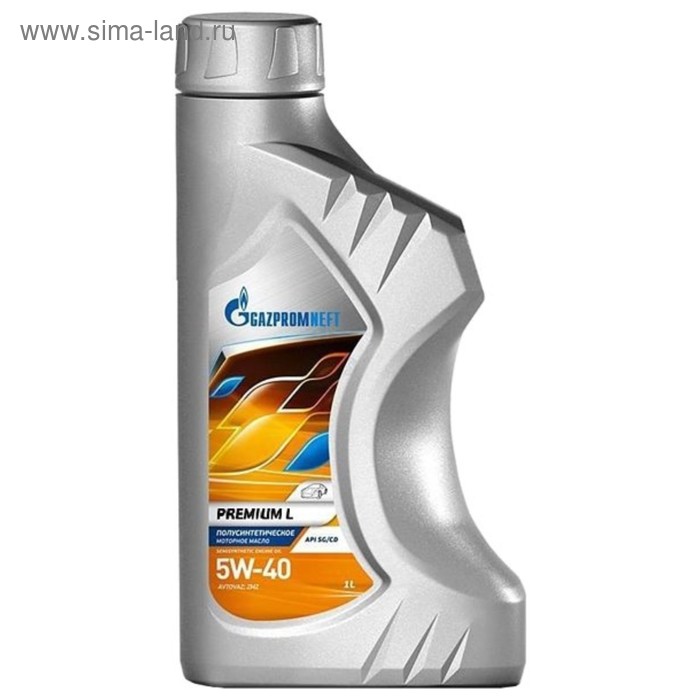 Масло моторное Gazpromneft Premium L 5W-40, 1 л моторное масло синтетическое gazpromneft premium n 5w 40 1 л