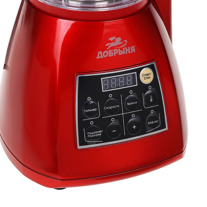 Блендер "Добрыня" DO-1403, 1.7 л, 1200 Вт, 5 режимов, красный