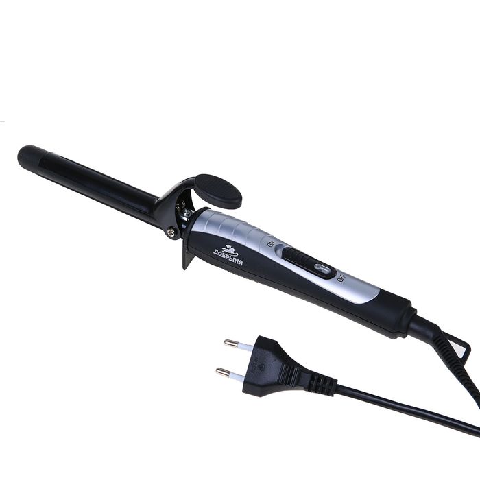 Плойка "Добрыня" DO-2008, 30 Вт, 19 мм, керамика