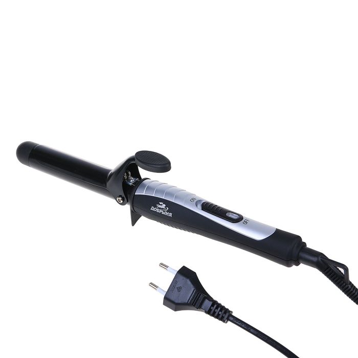 Плойка "Добрыня" DO-2009, 30 Вт, 25 мм, керамика