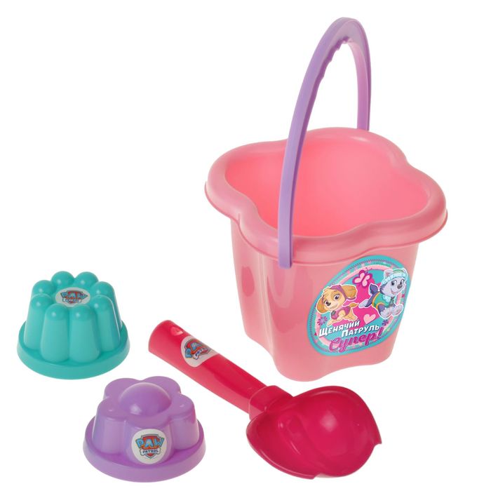 Щенячий патруль. Набор для игры с песком "Супер!", 4 предмета, цвет МИКС