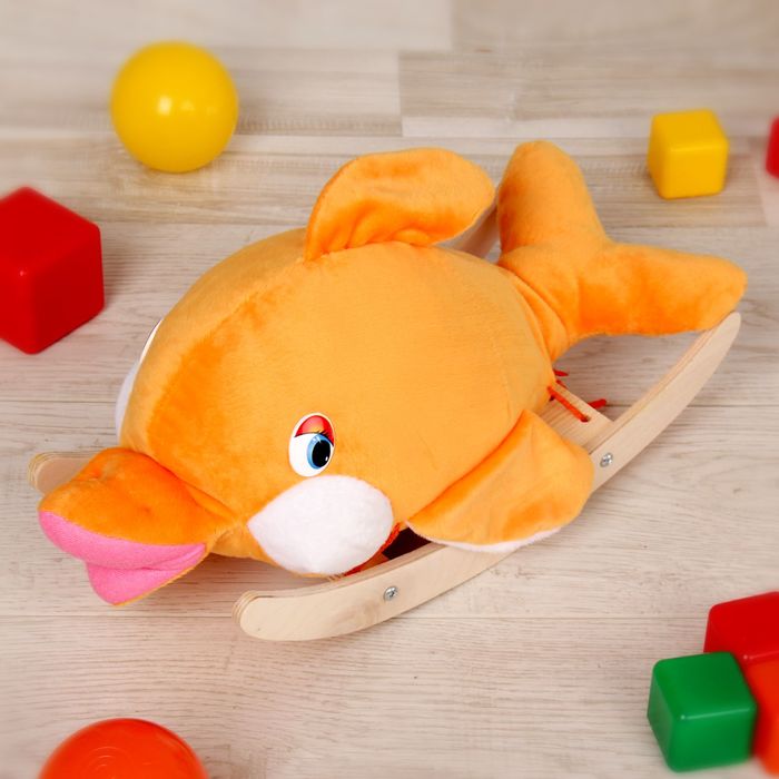 Качалка "Дельфин", 40 см, МИКС