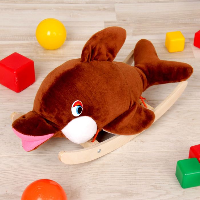 Качалка "Дельфин", 40 см, МИКС