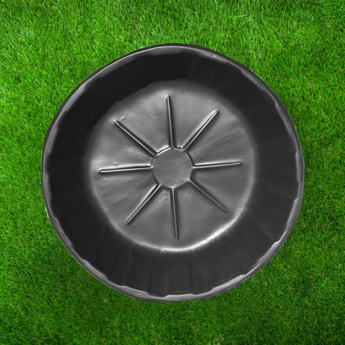 Пруд садовый пластиковый, 480 л, чёрный