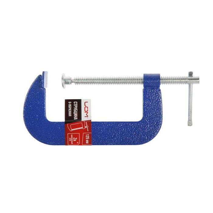 Струбцина LOM, G-образная 5" (125 мм)