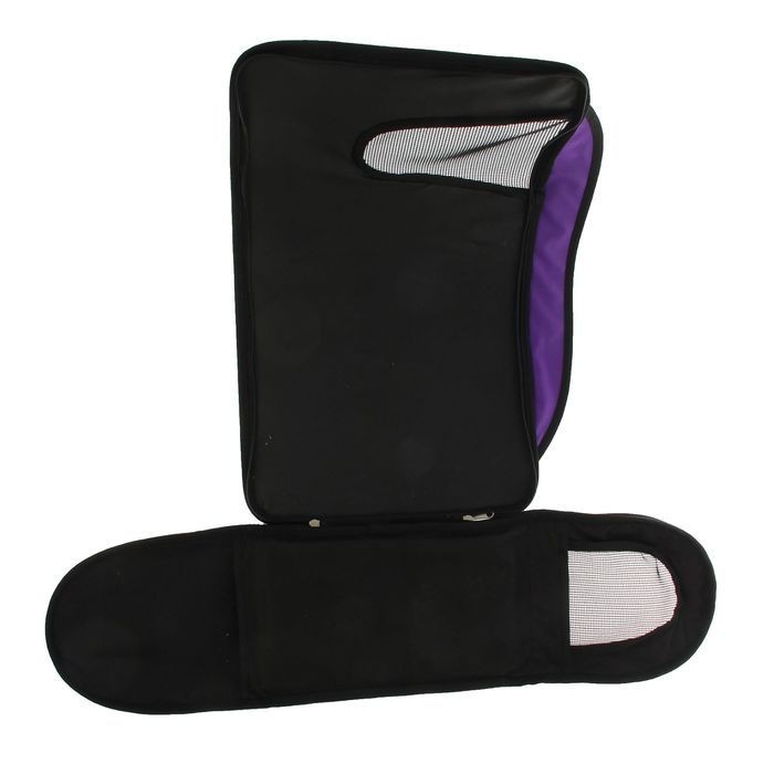 Сумка-переноска с козырьком, 31 х 20,5 х 23 см, фиолетовая