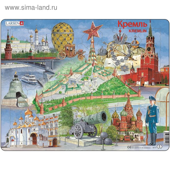 

Пазл «Кремль», 61 деталь (KH14)