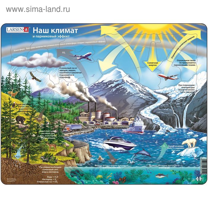 

Пазл «Наш климат», 48 деталей (NB1)
