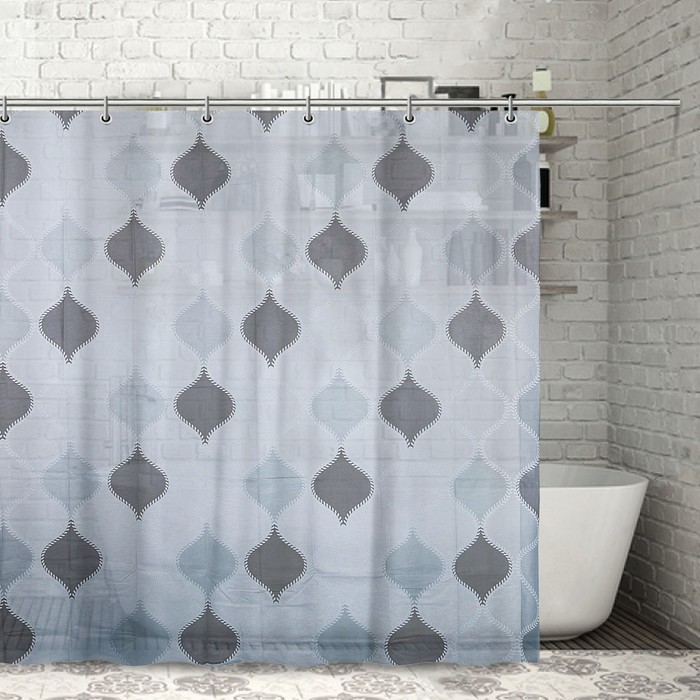 Штора для ванной 180х180 см "Вега", EVA