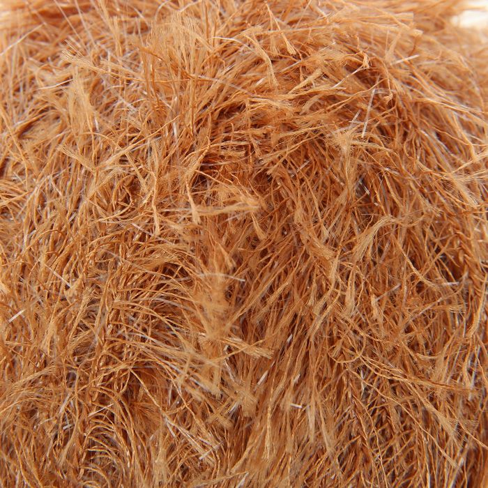 Пряжа "Травка с метанитом" 90% полиэстер, 10% метанит 115м/100гр (2019 беж)