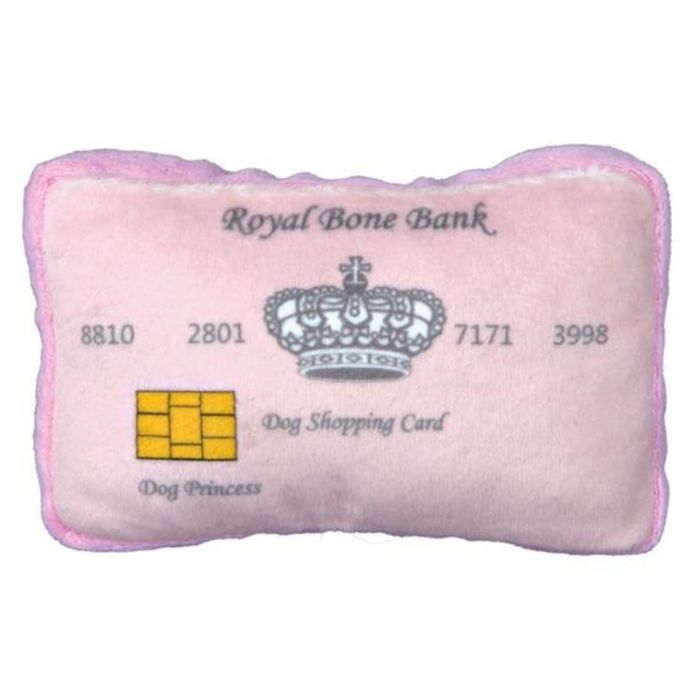 Игрушка Trixie "Кредитная карта Princess", 12 см, плюш, розовый